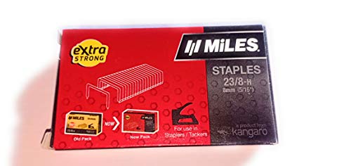 kangaro Stapler Pin 23/8-H - Multicolour - Pack of 5