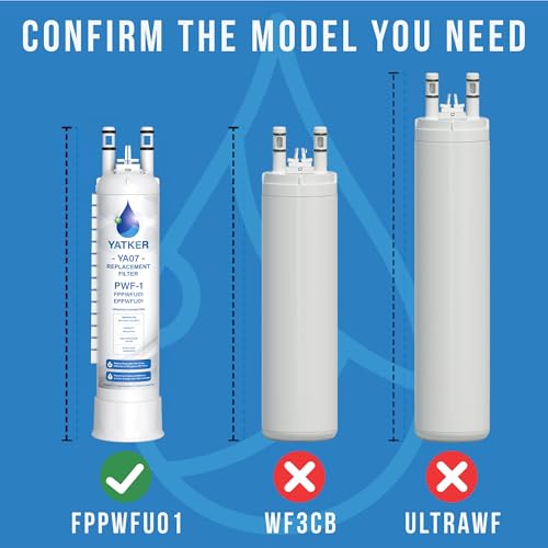Image of FPPWFU01 & PAULTRA2 Water & Air Filter replacement Combo (3+3 Pack) | Compatible with Frigidaire FPPWFU01, PurePour PWF-1, EPPWF01 and PureAir Ultra II PAULTRA2 Water & Air Filter