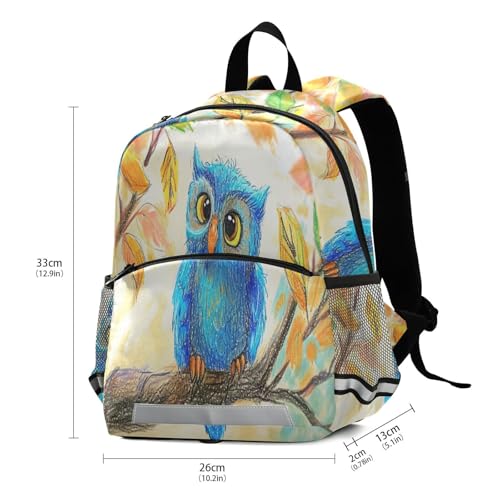 panksolu Owl on The Tree Toddler Backpack for Boys Girls Kids Backpacks Preschool Bag Travel Bag3