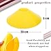 Jyongmer 30 Pcs Disc Cones Training Cones Agility Soccer Cones with Carry Bag for Training, Football, Basketball, Sports, Field Cone Markers and Other Sports and Games(5 Color)
