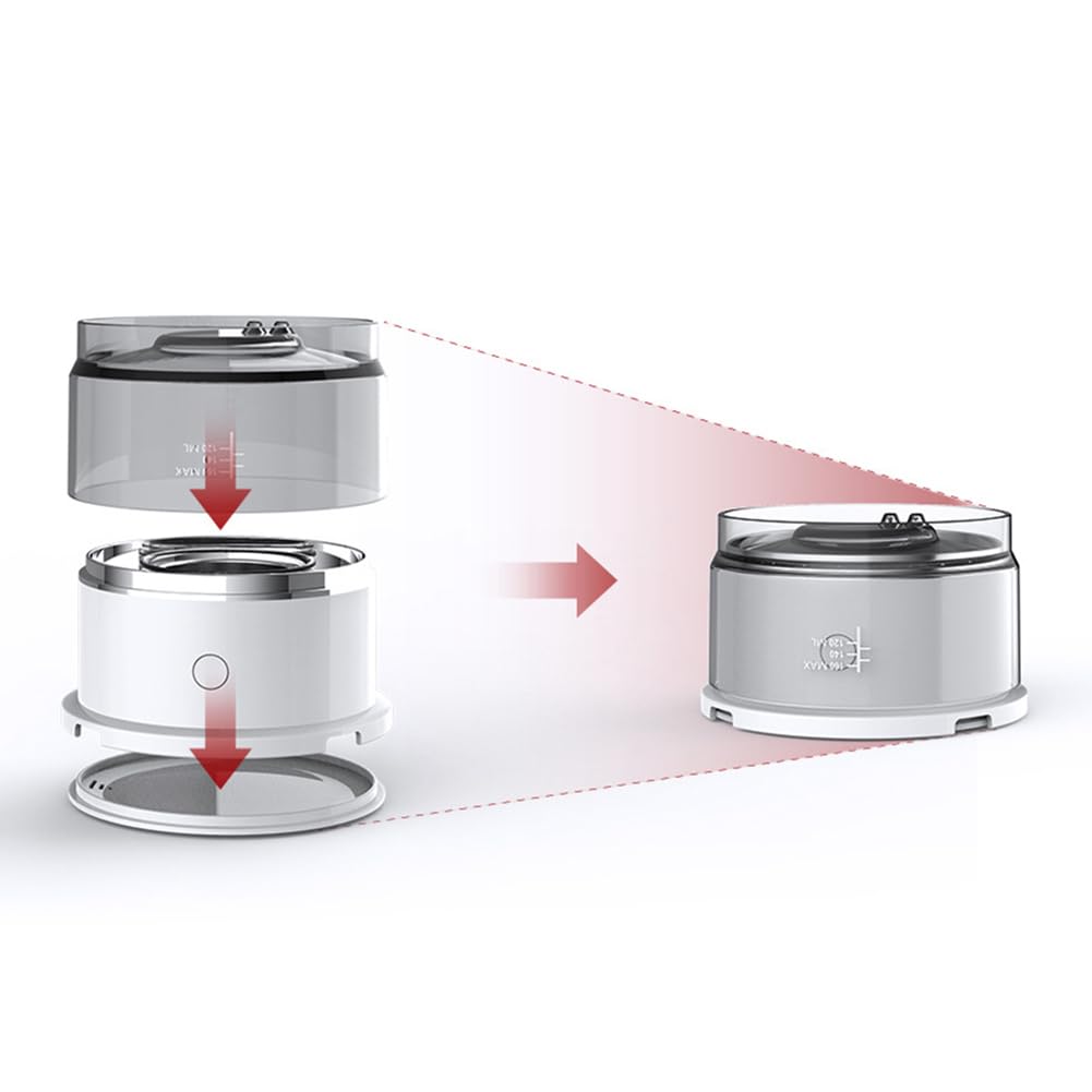 Draagbare Elektrische Espressomachine, Oplaadbaar Mini-handkoffiezetapparaat, Compatibel met Koffiecapsules, Gemalen Koffie, voor Campingreizen RV-kantoor