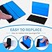 Arayker 20 Pack Vinyl Wrap Squeegee 4 Inch Felt Edge Squeegee Window Film Tint Tool Decal Applicator Scraper Tool Wallpaper Smoothing Tool with 20 PCS Black Fabric Felt
