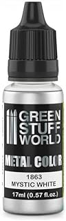 Green Stuff World - Metallic Paint Mystic White 1863 for Models and Miniatures