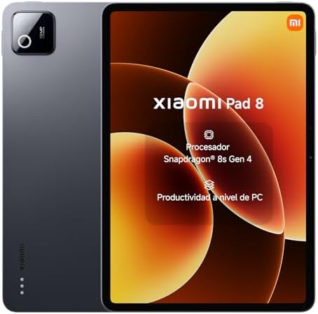 XIAOMI Pad 8 - Tablet de 11.2" 3.2K (Snapdragon 8s Gen 4, 8GB de ...