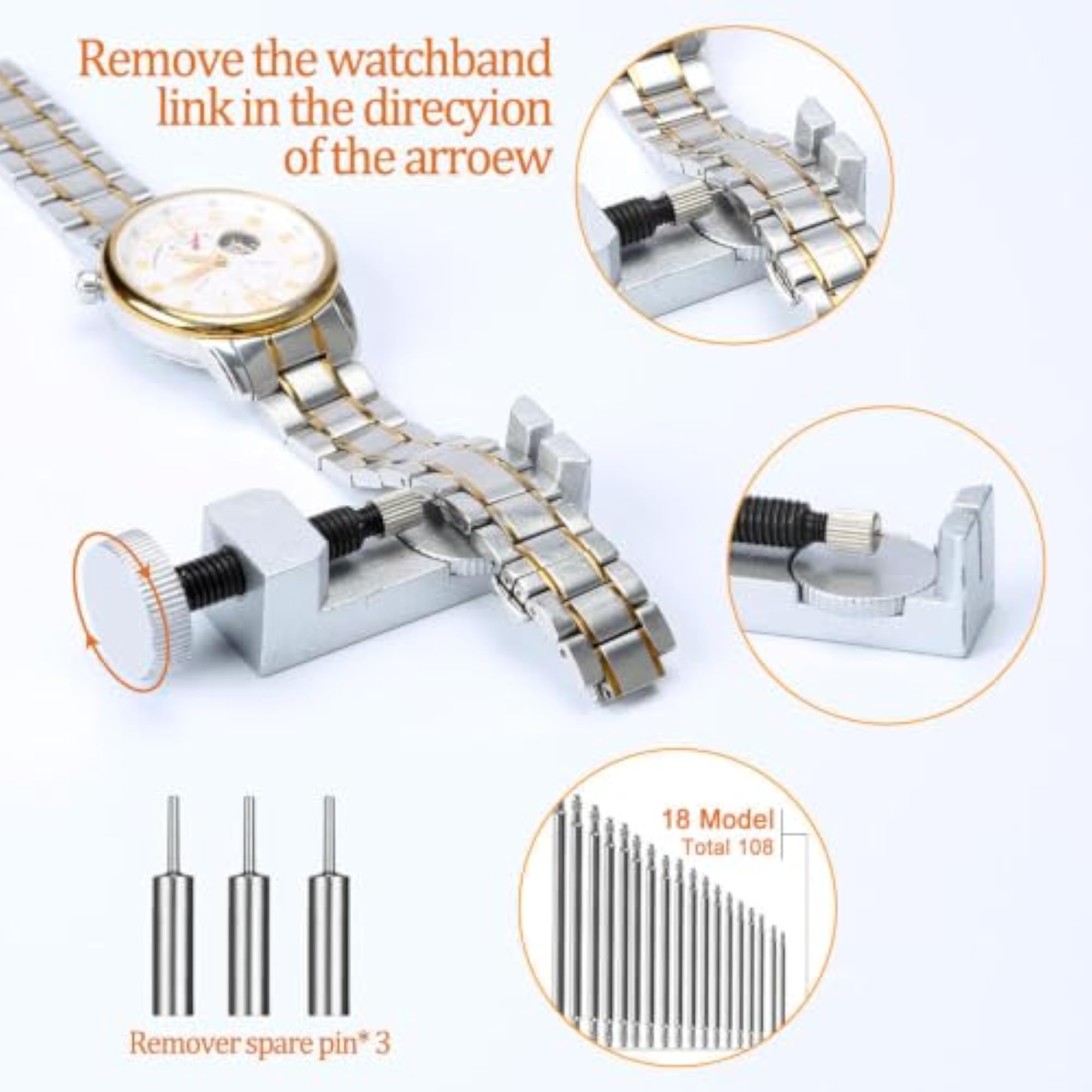 Watch Repair Tool Kit Set, 149 Pieces