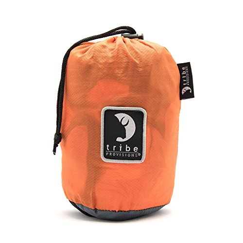 Tribe Provisions Single Person Hammock (Orange, Ripstop Nylon) #TOP5