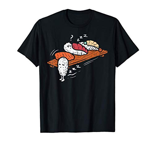Sleepwalking Sushi Funny Japanese Food Pun Foodie Lovers Camiseta