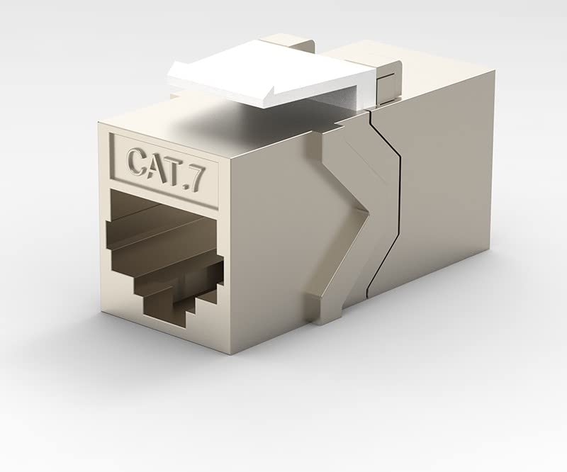 RiteAV - Acoplador Inline Cat 7 RJ45 hembra a hembra miniatura 1