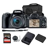Canon USA Authorized. Items Include: Canon PowerShot SX70 HS Digital Camera, Canon EOS 200ES Shoulder Bag, 64GB Extreme PRO UHS-I SDXC Memory Card The Canon PowerShot SX70 HS combines high-resolution performance and an incredible 65x optical zoom len...