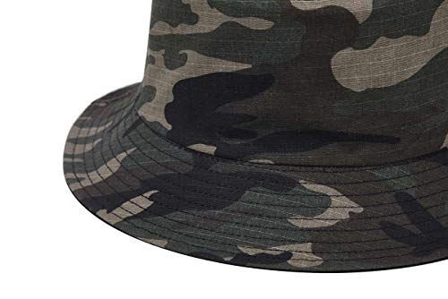 Image of Quanhaigou Bucket Hat for Men Women,Packable Reversible Printed Sun Hats,Fisherman Outdoor Summer Travel Hiking Beach Caps