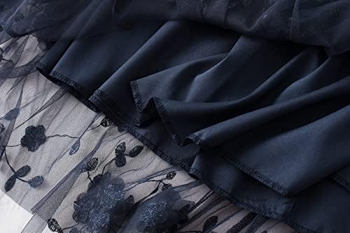 Daysskk Tule rok voor dames, A-lijn, maxirok, elastische taille, tule rok, lang, eenheidsmaat, lichtbruin, Eén Maat