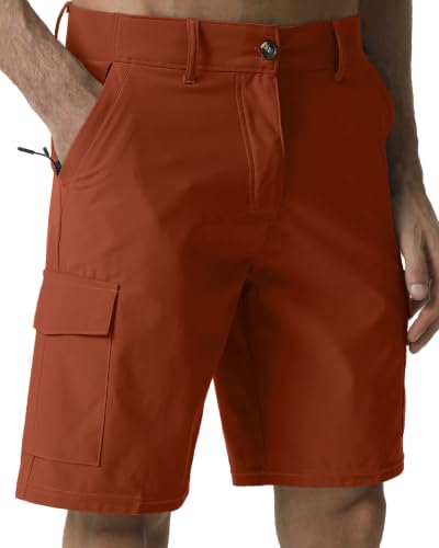 Image of Men's Lightweight Hiking Work Cargo Shorts 9 inch-5 Pockets