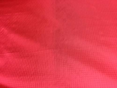 Red 70 Denier Nylon Ripstop Fabric