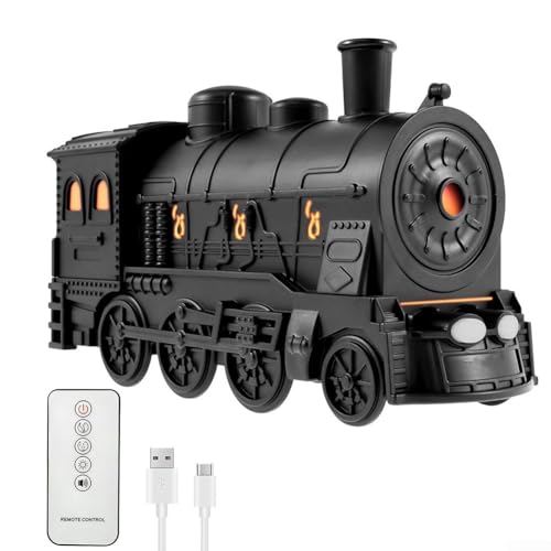 Diffuseur train à vapeur 300 ml avec télécommande et humidificateur vintage