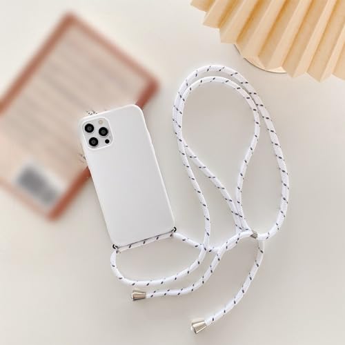Colar crossbody cinta cordão cabo caso de telefone para samsung galaxy s6 s7 edge s8 s9 s10 plus s10