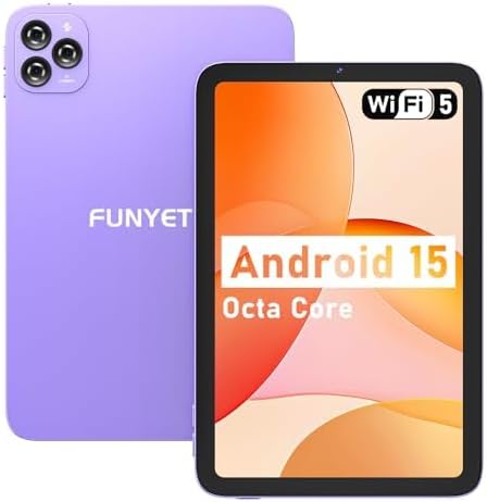 FUNYET FUNPAD 10-inch Android Tablet, front and back view