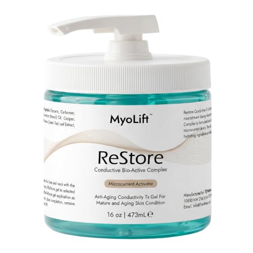 myolift 7E Wellness ReStore Gel, 16 oz, Microcurrent Conductive G...