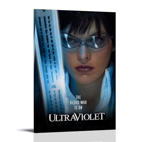 URAUIH Póster de película ultravioleta para dormitorio, sala de estar, pared, póster decorativo de 20 x 30 cm, estilo marco