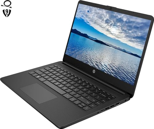 Image of HP 14 inch HD Touchscreen Laptop, AMD Ryzen 3 5300U Processor, 16GB RAM 512GB SSD, Wi-Fi, Bluetooth, HDMI, Webcam, Windows 11 Home, Black