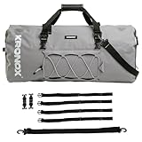 KRONOX Bolsa Duffle Impermeável para Banco Traseiro de Motocicleta. Bolsas Secas e Bagagem para Viagem. Funciona Como Bolsa de Equipamentos, Bolsa de Cauda Ou Bolsa de Rack. Tamanho de 25-40-60 Litros