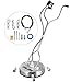 Happybuy 24 Inch Flat Surface Cleaner - 4000 PSI Max Pressure, Stainless Steel Rotating Cleaner with 3 Nozzle Spray Bar