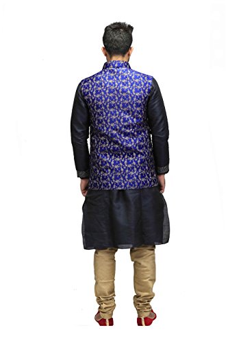 Image of Veera Paridhaan Men's Poly Cotton Jute Nehru Jacket