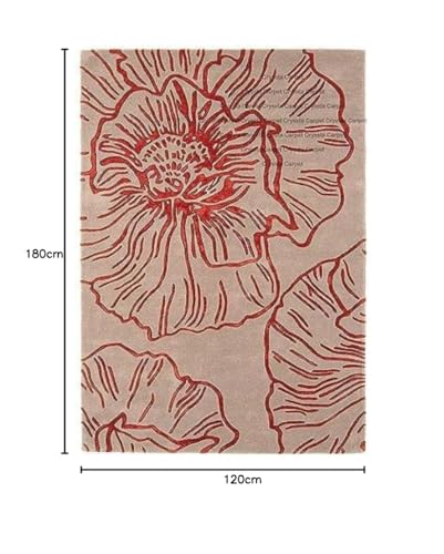 Image of Soft Pure Woolen Modern Collection Tufted Carpet for Living Room,Bedroom'Kitchen and Hall (4 X 6) Feet