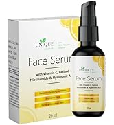 UNIQUE ESSENCE Advanced Face Serum 20ml | Skin Brightening, Anti-Aging, Dark Spot Correction for ...