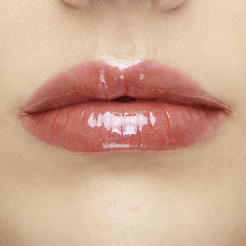 Image of Maybelline Lifter Gloss, Hydrating Lip Gloss with Hyaluronic Acid, High Shine for Plumper Looking Lips, Sand, Rose Neutral, 0.18 Ounce