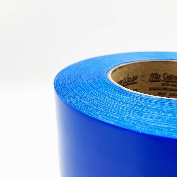 Mr. Shrinkwrap Roll of 6" X 180' Shrink Film Tape - Blue - MSW-706B