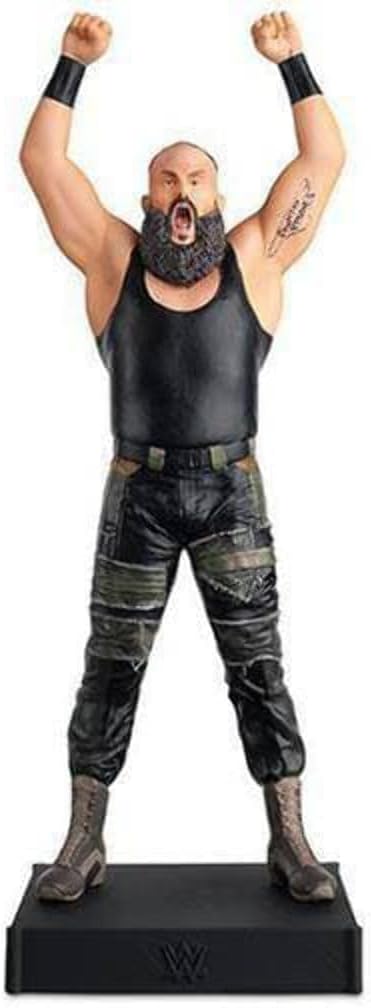 WWE Championship - WWE Braun Strowman Magazine & Statue - WWE Championship Figurine Collection by Eaglemoss Collections