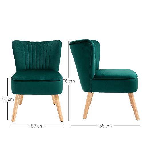 HOMCOM Poltroncina Stile Nordico dal Design
