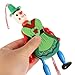 ABOOFAN Wooden Clown Marionette Puppet Toys: String Marionette Toys Pull String Puppet Doll for (Random Style)