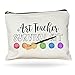 Moonwake Designs Art Teacher Survival Kit Makeup Bag - Art Teacher Gift, Teacher Appreciation, Pencil Holder