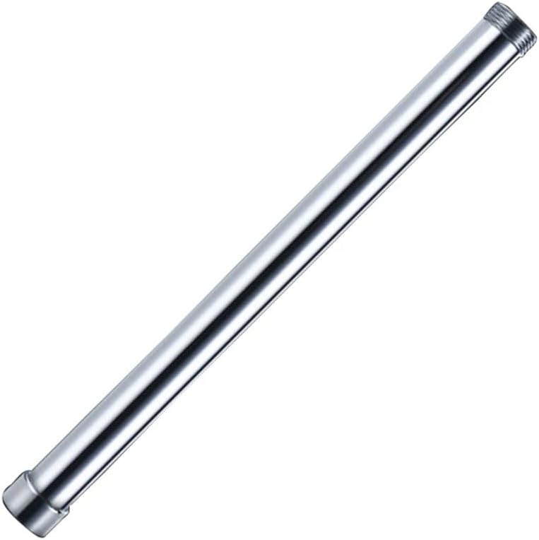 Generic Shower Extension Square Bathroom Shower Rod Premium Stainless Steel Round Shower Extension 30Cm Extension, rquare chrome ploted