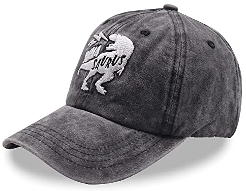Gorra de béisbol con bordado T Rex Papa Saurus ajustable miniatura 2