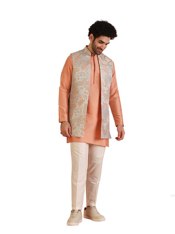 Kurta ensemble de veste à motif ethnique pour vos cérémonies et mariages