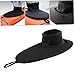 Licsaliwe Waterproof Kayak Spray Skirt for Cockpit, Black Kayaking Accessory for Water Sports Protection