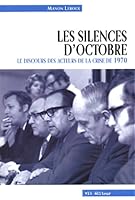 Les silences d'octobre 2890058107 Book Cover