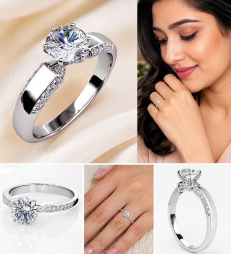 Image of JDX Silver Plated Ring For Women and Girls Size Adjustable