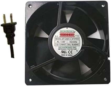 Mechatronics 120x38mm High Temp Encapsulated Fan UF12AM12-BTHR-F