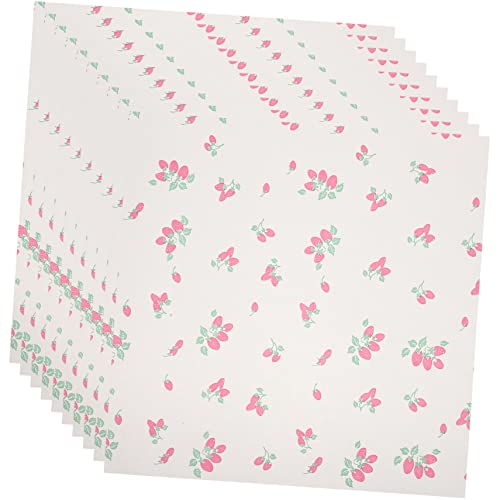 Cabilock 50hojas Papel De Horno Resistente Grasas Para Envolver Sándwiches Para Hornear Alimentos Papel Antigrasa Para Uso Cocina