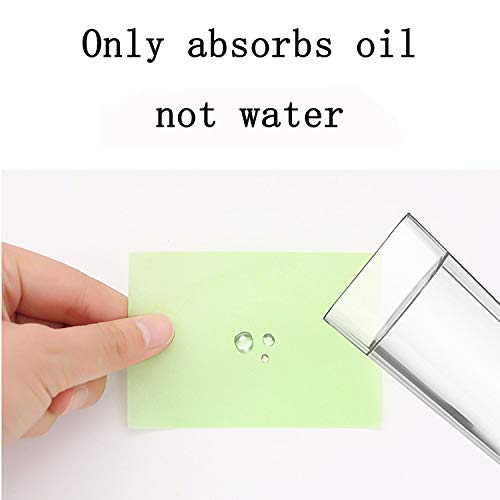 Oil Blotting Sheets, 400 Sheets Oil Absorbing Tissues, 3.5 x 2.4 Inch Premium Translucent Oil Blotting Paper Sheets,for Facial Skin Care & Make Up
