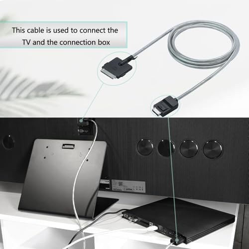 Cable de sustitución BN39-02688B One Connect 2,5 m compatible con TV QLED 4K 8K 5