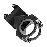 KIMISS Kurzer Fahrradvorbau, Eloxiertes Sandstrahlverfahren, Aluminium-Lenkererhöhung für Radfahren – Universeller Kurzer Vorbau – Sport & Freizeit/Sport/Radfahren/Teile und Komponenten/H (31,8 x 35