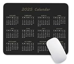 2025 Calendar Black