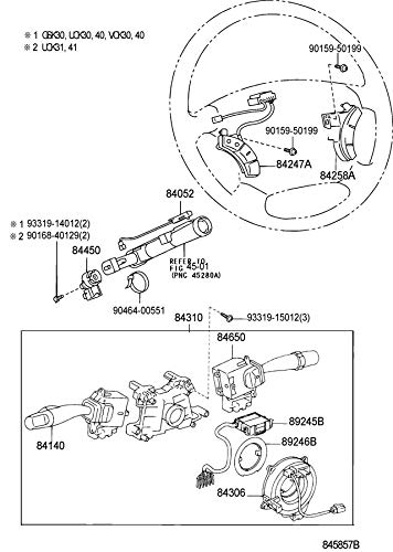 Amazon | TOYOTA (トヨタ) 純正部品 ステアリング パッド スイッチ LH