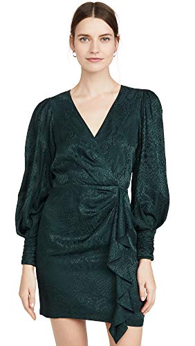 Parker Women's Long Sleeve V-Neck Dress, Pine, 2 #TOP15