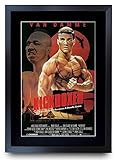 van damme split poster ✯ KOMMT BEREIT als Geschenk zu geben - Unsere A3 (420x297mm) druckt in einem schlanken A3 Schwarz Polycarbonat-Rahmen Rahmen dass Komplimente der matte Display montieren. Leicht, aber von höchster Qualität - vervollkommnen Sie einfach für einen Geburtstag, Weihnachten oder jede Art von Geschenk!