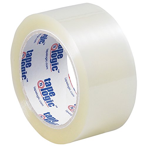Image of Aviditi Tape Logic 2 Inch x 110 Yard 1.6 Mil Clear, Heavy Duty Acrylic Packing Tape, 6 Pack, Perfect for Packing, Shipping, Moving, Home and Office